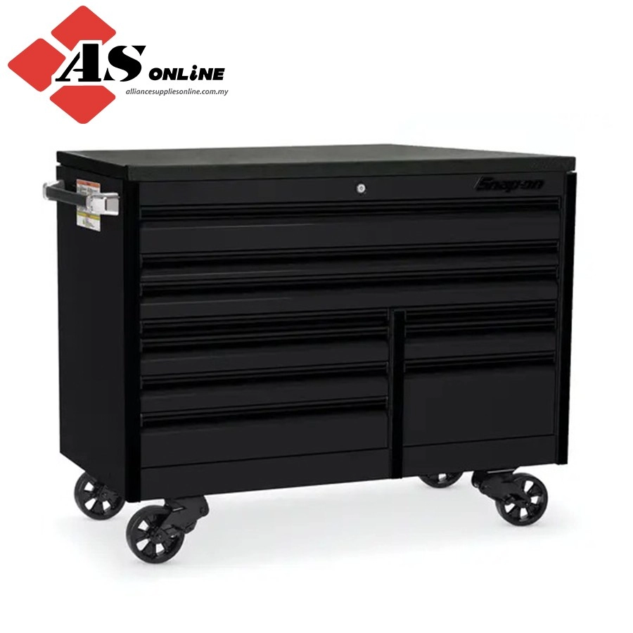 SNAP-ON 60" 10-Drawer Double-Bank EPIQ Series Bed Liner Top Roll Cab (Flat Black with Black Trim and Blackout Details) / Model: KETN602C7POT