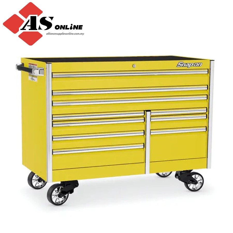 SNAP-ON 60" 10-Drawer Double-Bank EPIQ Series Roll Cab (Ultra Yellow) / Model: KETN602C0PES