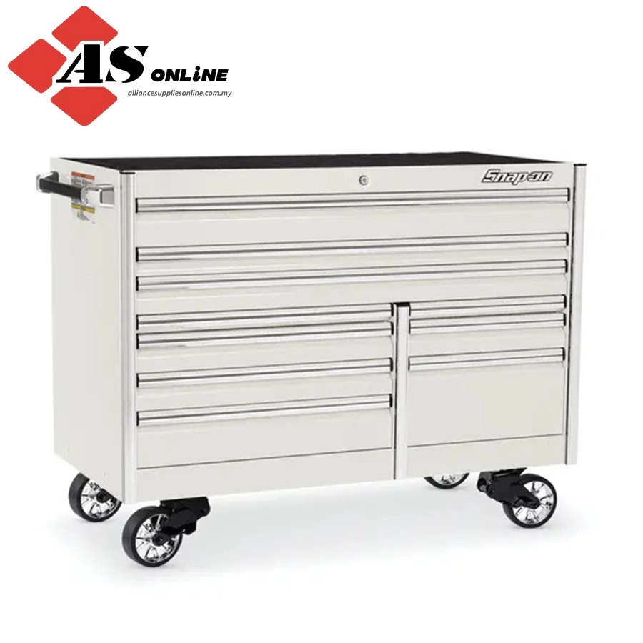 SNAP-ON 60" 10-Drawer Double-Bank EPIQ Series Roll Cab (White) / Model: KETN602C0PU