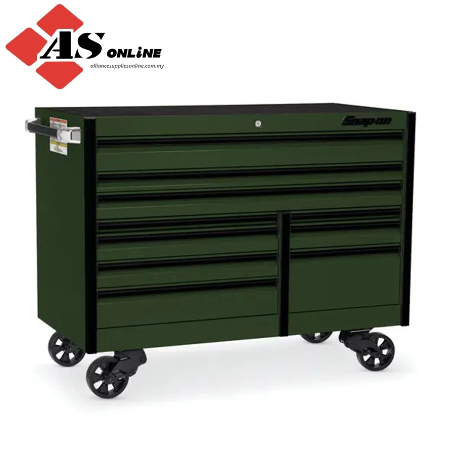SNAP-ON 60" 10-Drawer Double-Bank EPIQ Series Roll Cab (Combat Green with Black Trim and Blackout Details) / Model: KETN602C0PZR