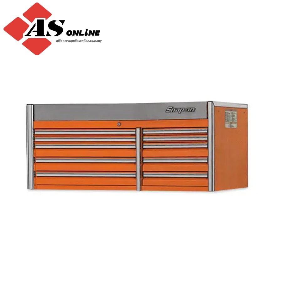 SNAP-ON 60" 10-Drawer Double-Bank EPIQ Series Top Chest (Electric Orange) / Model: KECN602A0PJK