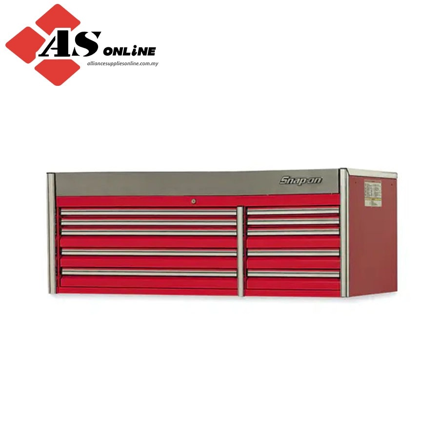 SNAP-ON 68" 10-Drawer Double-Bank EPIQ Series Top Chest (Red) / Model: KECN682A0PBO