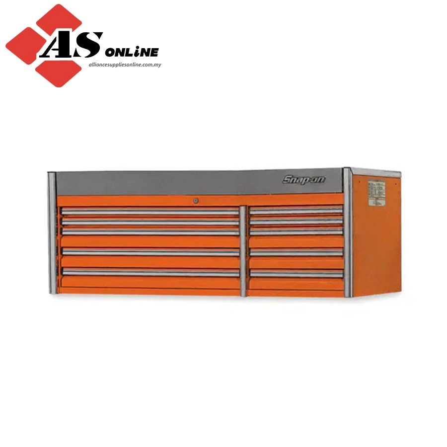 SNAP-ON 68" 10-Drawer Double-Bank EPIQ Series Top Chest (Electric Orange) / Model: KECN682A0PJK