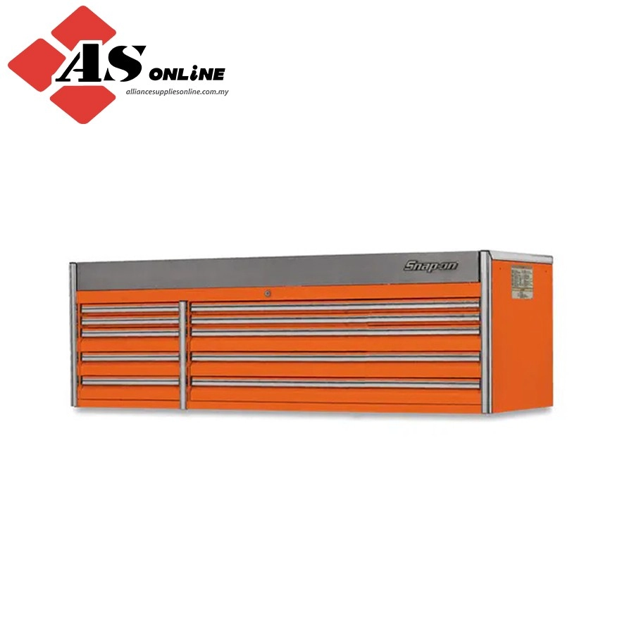 SNAP-ON 84" 10-Drawer Double-Bank EPIQ Series Top Chest (Electric Orange) / Model: KECN842A0PJK
