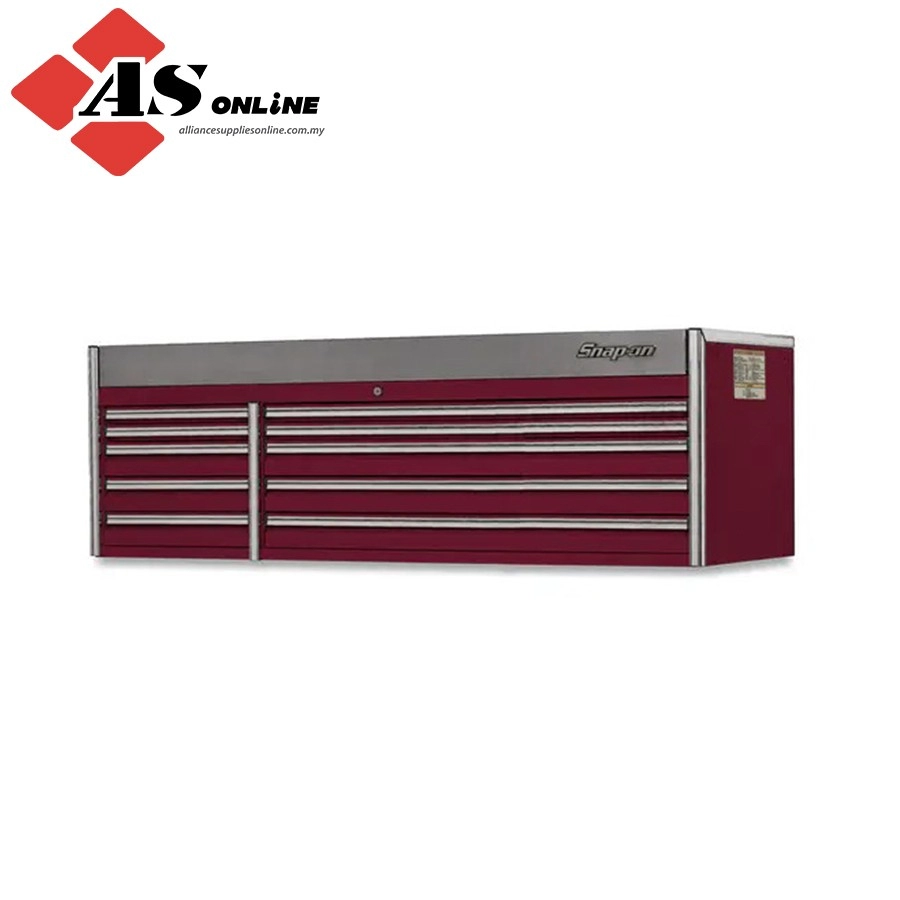 SNAP-ON 84" 10-Drawer Double-Bank EPIQ Series Top Chest (Deep Cranberry) / Model: KECN842A0PM