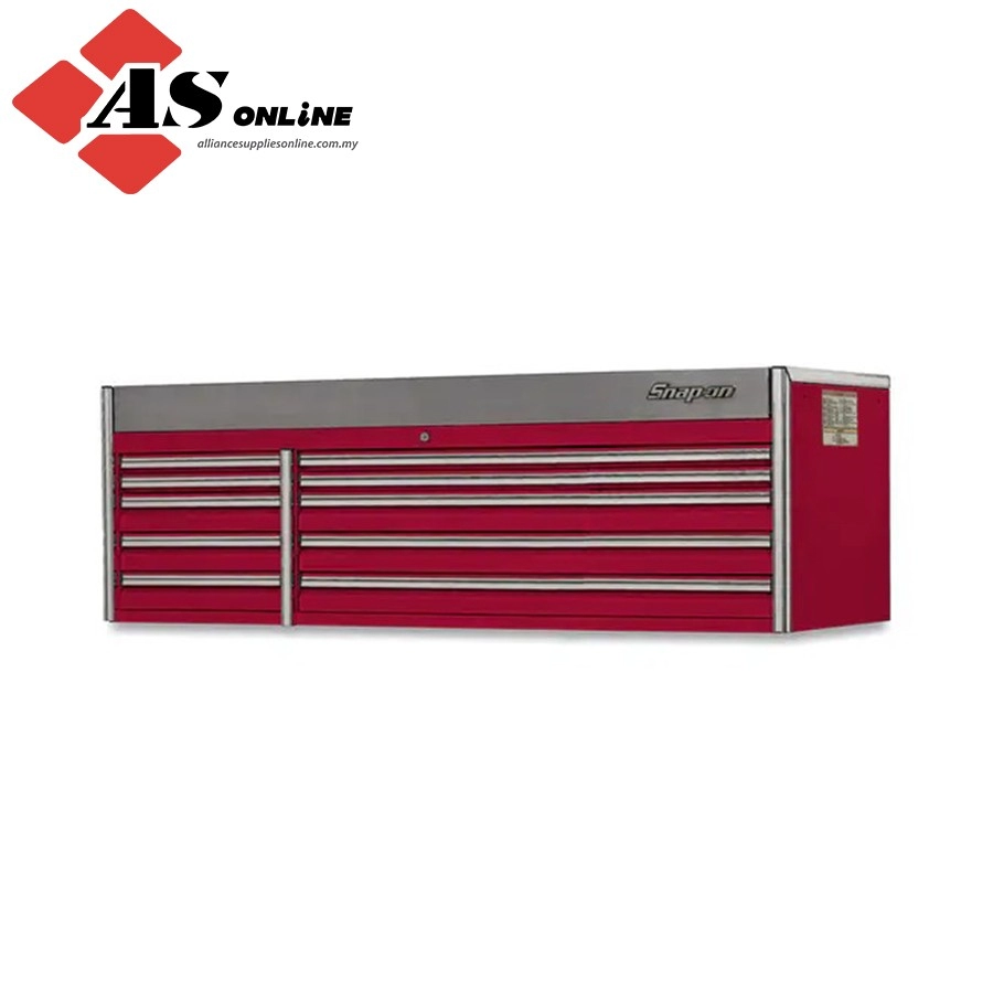 SNAP-ON 84" 10-Drawer Triple-Bank EPIQ Series Top Chest (Candy Apple Red) / Model: KECN843A0PJH