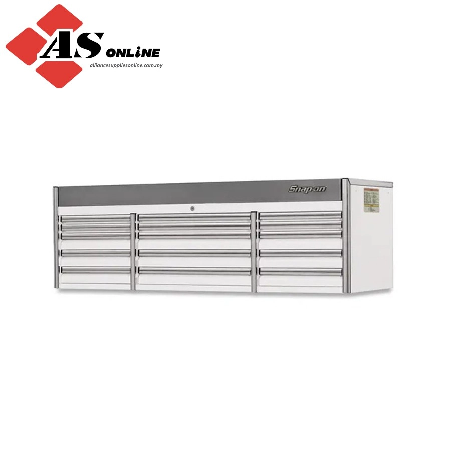 SNAP-ON 84" 10-Drawer Triple-Bank EPIQ Series Top Chest (White) / Model: KECN843A0PU