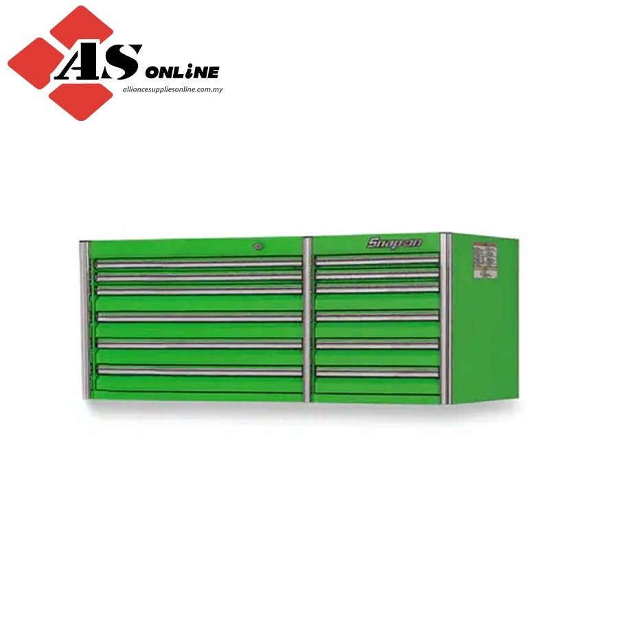 SNAP-ON 60" 12-Drawer Double-Bank EPIQ Series Drawer Section with ECKO Remote Lock (Extreme Green) / Model: KESE602A0PJJ