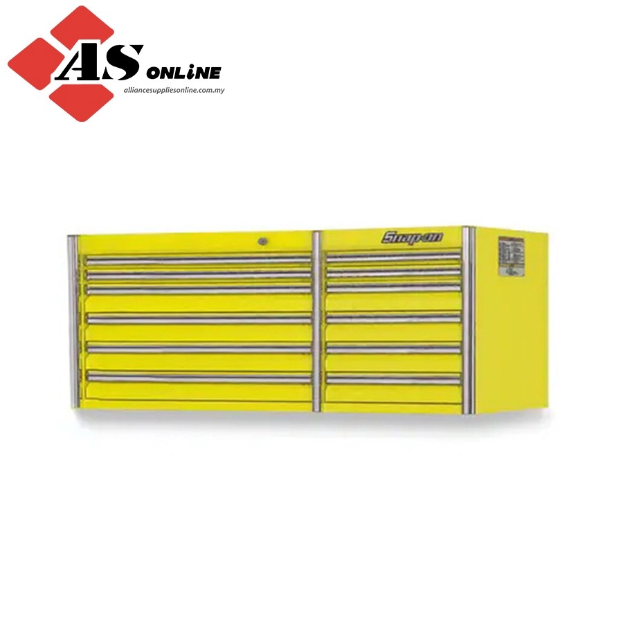 SNAP-ON 60" 12-Drawer Double-Bank EPIQ Series Drawer Section with ECKO Remote Lock (Ultra Yellow) / Model: KESE602A0PES