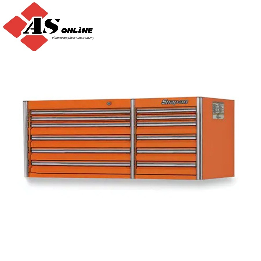 SNAP-ON 60" 12-Drawer Double-Bank EPIQ Series Drawer Section with ECKO Remote Lock (Electric Orange) / Model: KESE602A0PJK