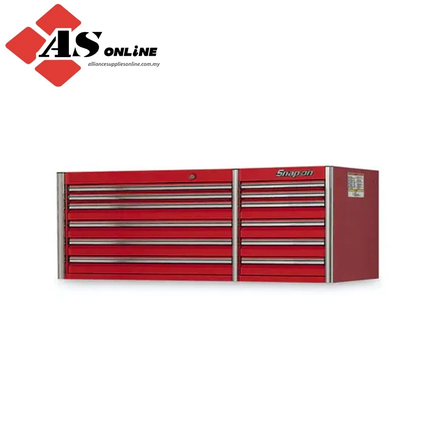 SNAP-ON 68" 12-Drawer Double-Bank EPIQ Series Drawer Section with ECKO Remote Lock (Red) / Model: KESE682A0PBO