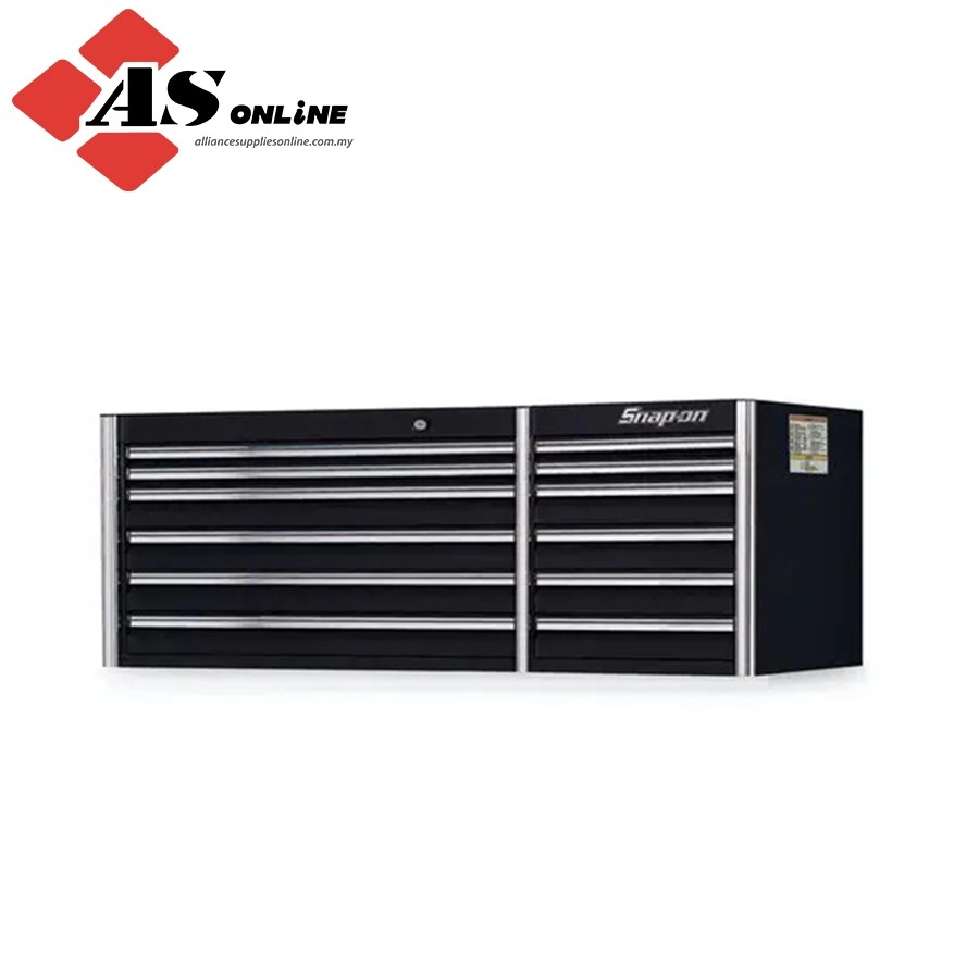 SNAP-ON 68" 12-Drawer Double-Bank EPIQ Series Drawer Section with ECKO Remote Lock (Gloss Black) / Model: KESE682A0PC