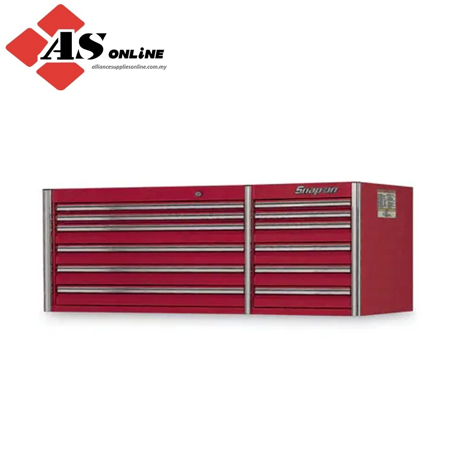 SNAP-ON 68" 12-Drawer Double-Bank EPIQ Series Drawer Section with ECKO Remote Lock (Candy Apple Red) / Model: KESE682A0PJH