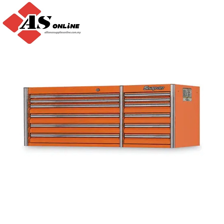 SNAP-ON 68" 12-Drawer Double-Bank EPIQ Series Drawer Section with ECKO Remote Lock (Electric Orange) / Model: KESE682A0PJK