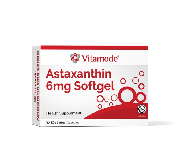 Vitamode Astaxanthin 6mg Softgel Vitamode Malaysia, Penang, Selangor, Kuala Lumpur (KL) Supplier, Wholesaler, Distributor | Medispec (M) Sdn Bhd