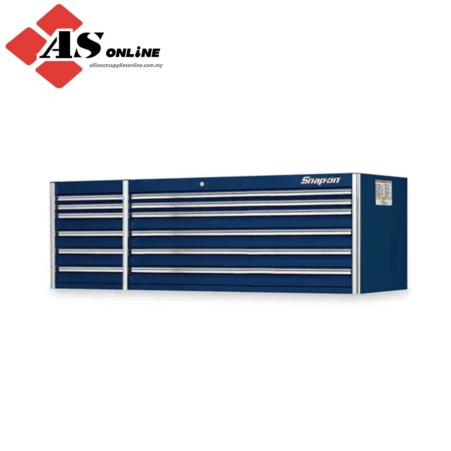 SNAP-ON 84" 12-Drawer Double-Bank EPIQ Series Drawer Section with ECKO Remote Lock (Royal Blue) / Model: KESE842A0PCM