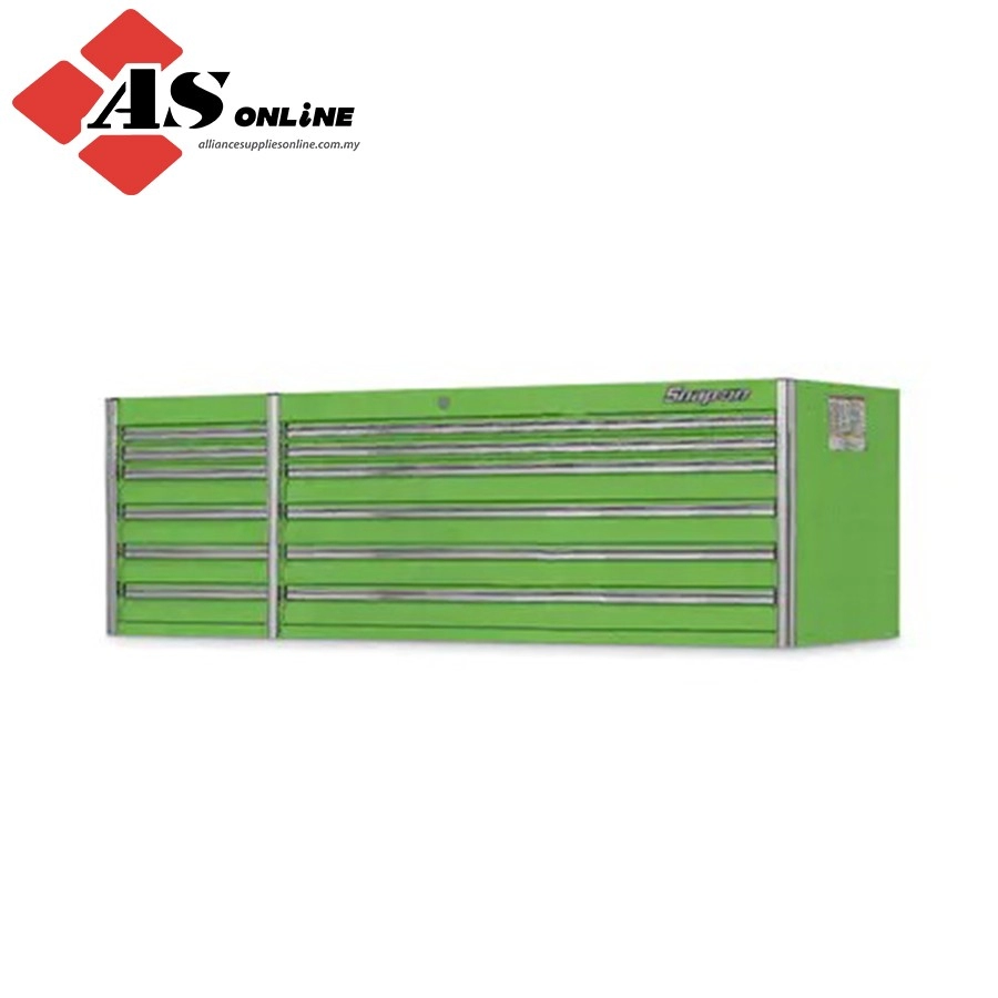 SNAP-ON 84" 12-Drawer Double-Bank EPIQ Series Drawer Section with ECKO Remote Lock (Extreme Green) / Model: KESE842A0PJJ