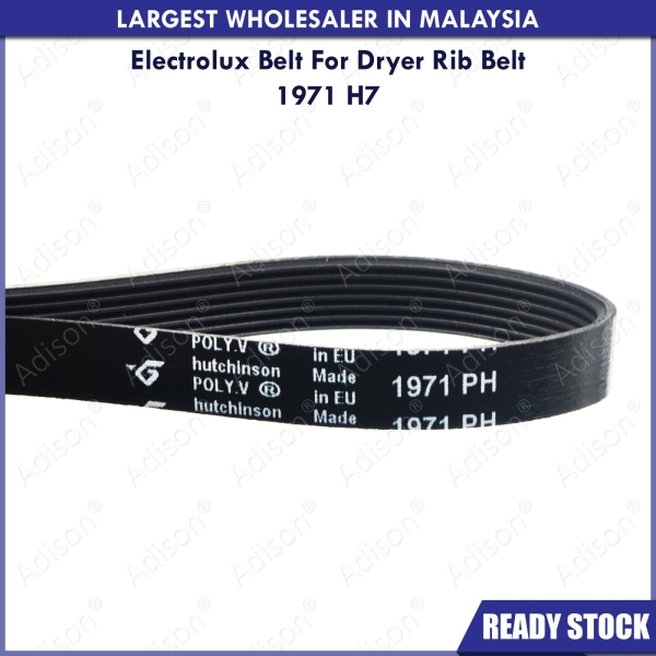 Code: 32756 Rib Belt 1971 H7 for Dryer Rib Belt Belting For Washer / Dryer Melaka, Malaysia Supplier, Wholesaler, Supply, Supplies | Adison Component Sdn Bhd