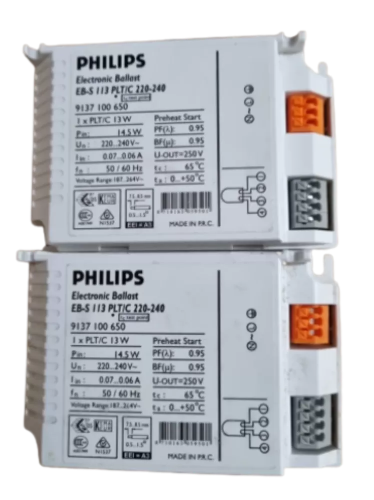 PHILIPS EB-S 113 220-240V PLT/C ELECTRONIC BALLAST 9137100650