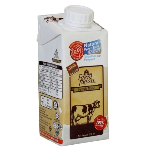 FARM FRESH FRESH MILK UHT (24 X 200ML)