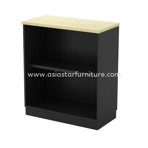 TITUS LOW WOODEN OFFICE FILING CABINET/CUPBOARD OPEN SHELF AT-YO 9