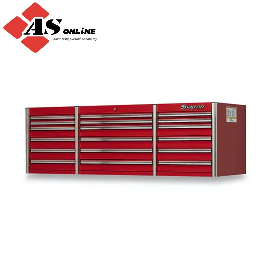 SNAP-ON 84" 18-Drawer Triple-Bank EPIQ Series Drawer Section (Red) / Model: KESN843A0PBO