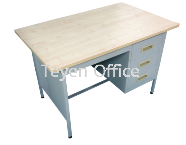 4 FEET SINGLE PEDESTAL DESK  TABLE STEEL FURNITURE Selangor, Malaysia, Kuala Lumpur (KL), Banting Supplier, Suppliers, Supply, Supplies | TEYEN OFFICE FURNITURE SDN BHD