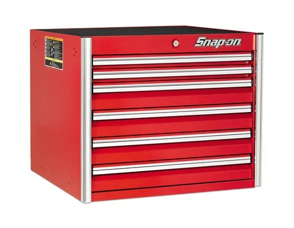 SNAP-ON 36" Six-Drawer EPIQ Series Drawer Section (Red) / Model: KESN361A0PBO