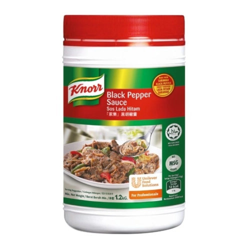 KNORR BLACK PEPPER SAUCE (6 X 1.2KG)