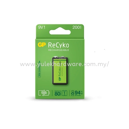 GP RECYKO BATTERY - 9V