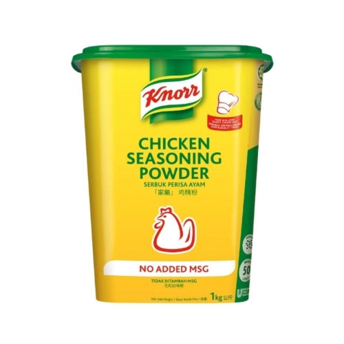 KNORR CHICKEN SEASONING POWDER NO ADDED MSG (6 X 1KG)