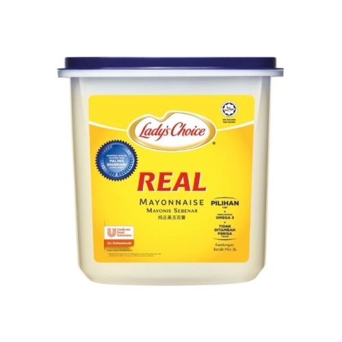  LADY'S CHOICE REAL MAYONNAISE (4 X 3L)