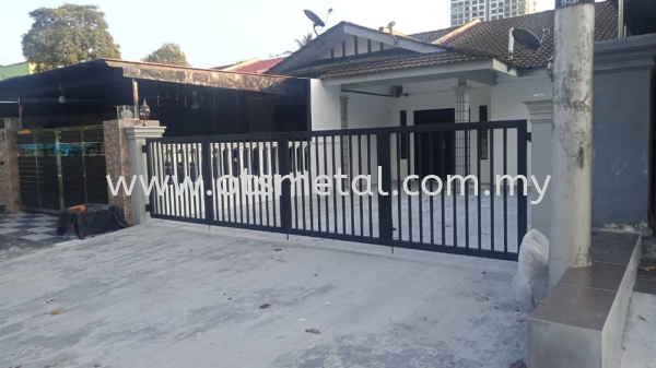 MMG034 Metal Main Gate (Grill) Johor Bahru (JB) Design, Supplier, Supply | OTS Metal Works