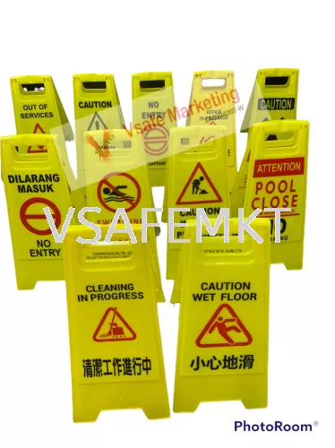 Yellow Floor Standee plastic ready made custom made