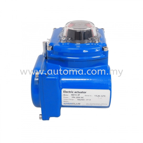 Electric Actuator KE-P Scotch Yoke Type KOSAPLUS Actuator PRINCIPAL STORE Subang Jaya, Selangor, Malaysia. Supplier, Supply, Manufacturer | TTS Valve Technologies Sdn Bhd