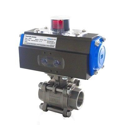 AT321B 3-PC-Body SS316 Ball Valve