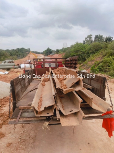 21 FT 8TON LORRY RENTAL OPEN CARGO TO CARRYING METAL SHEET PILING IN SRI ALAM JOHOR 