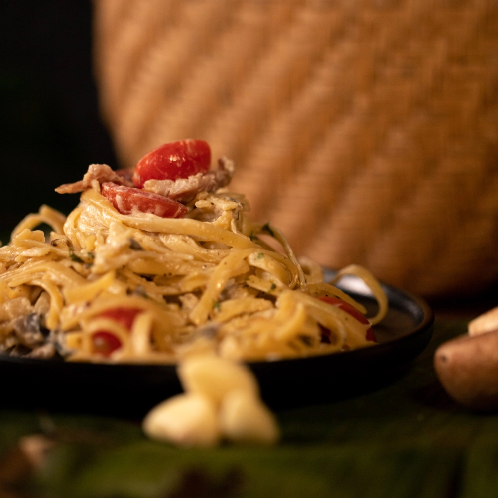 Mushroom Beef Alfredo