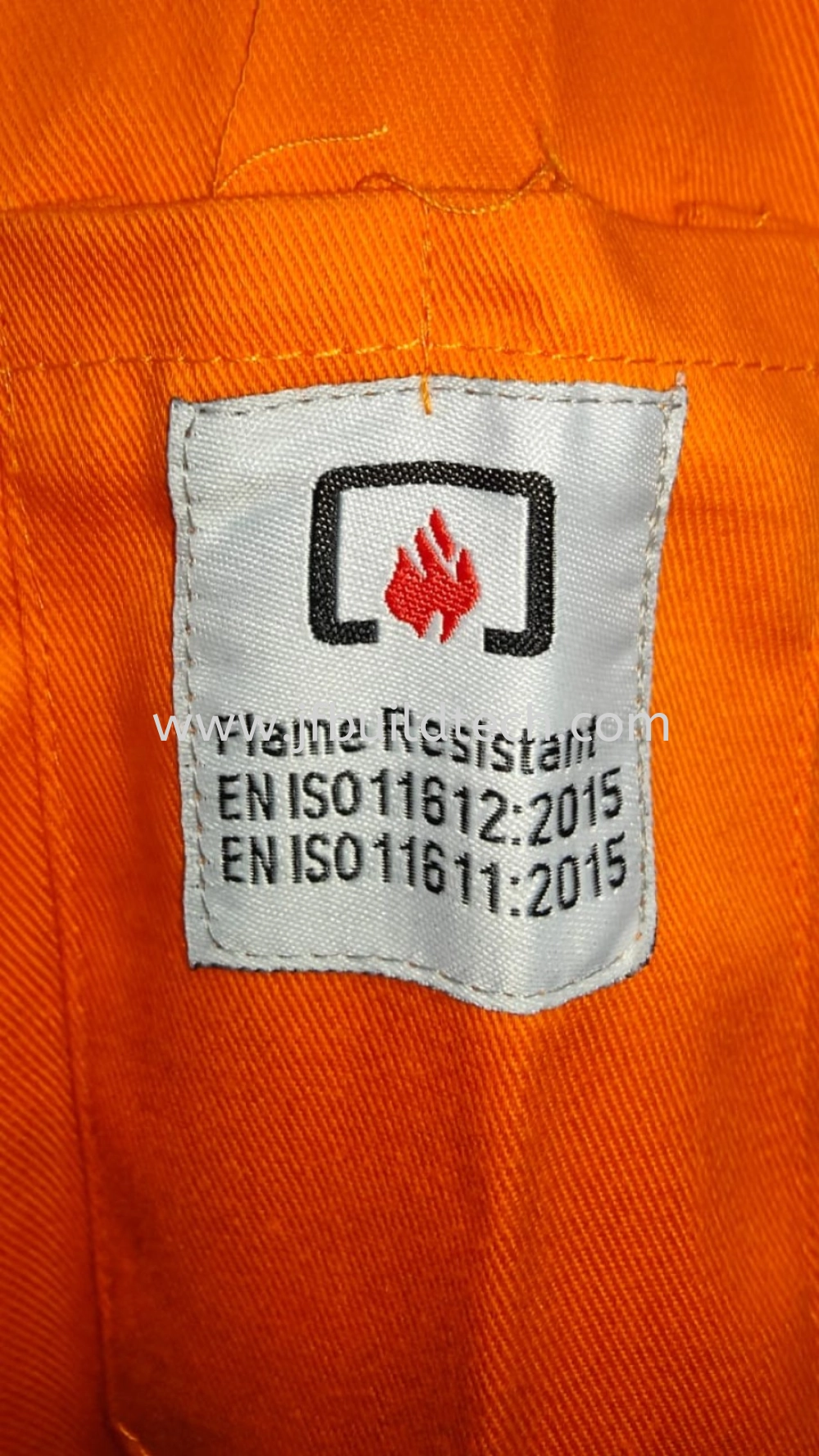 FIRE RETARDANT COVERALL ORANGE-300gsm