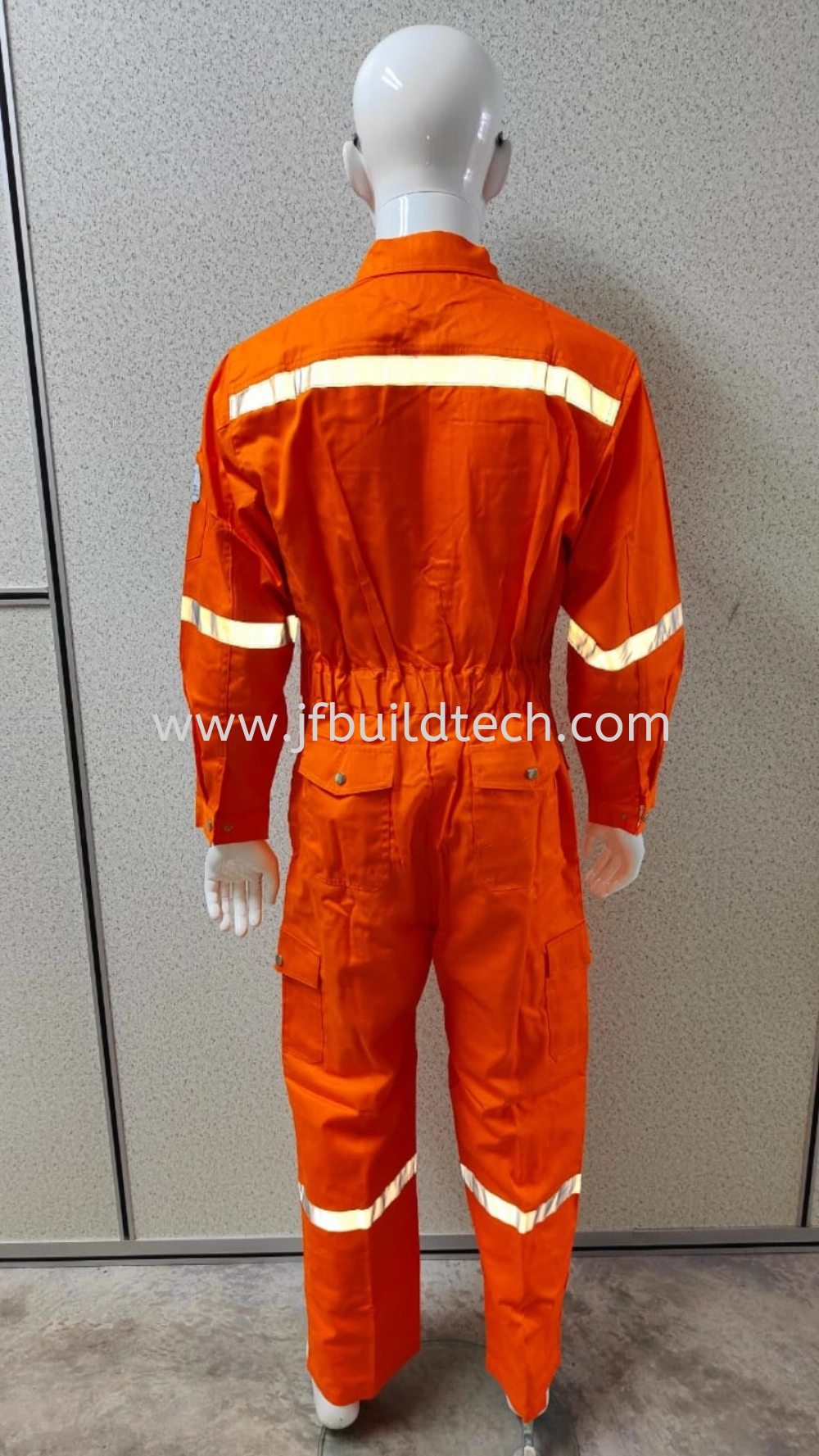 FIRE RETARDANT COVERALL ORANGE-300gsm