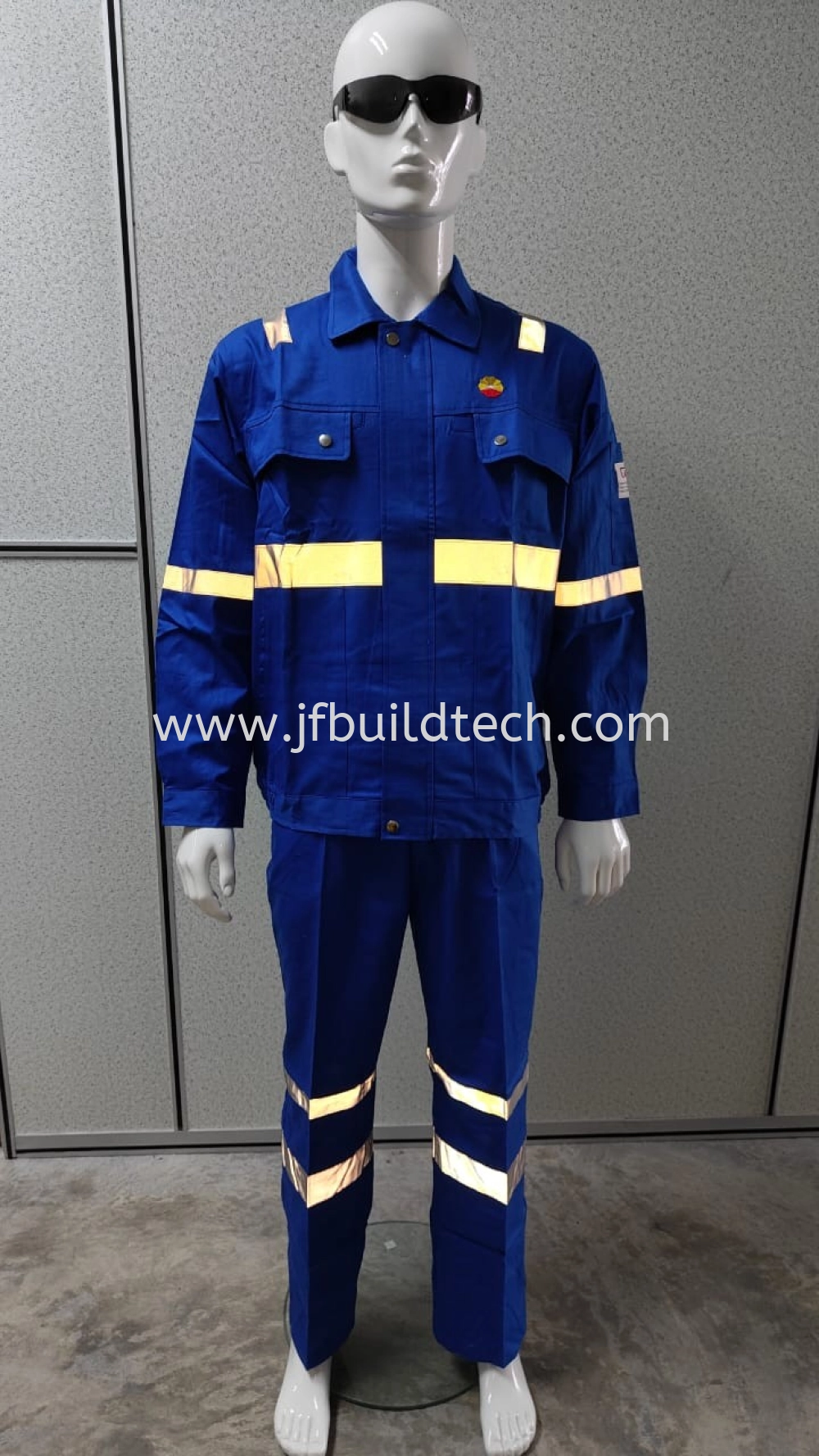 FIRE RESISTANCE JACKET & PANTS - BLUE-300gsm