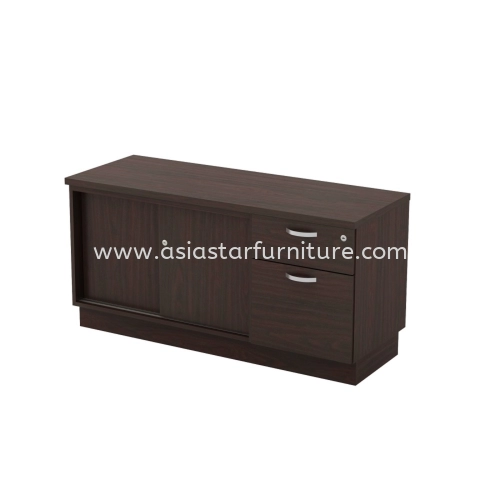 QAMAR WOODEN OFFICE SIDE CABINET C/W SLIDING DOOR + DRAWER AQ-YSP 6122