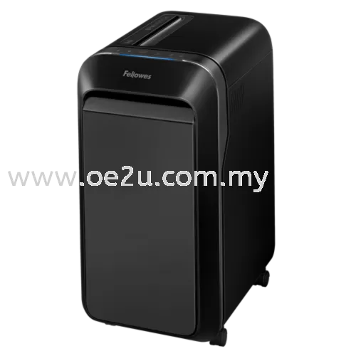 Fellowes Powershred LX220 Small Office Micro-Cut Paper Shredder - BLACK (Shred Capacity: 20 Sheets ; Micro Cut: 4x12mm ; Bin Capacity: 30 Liters)