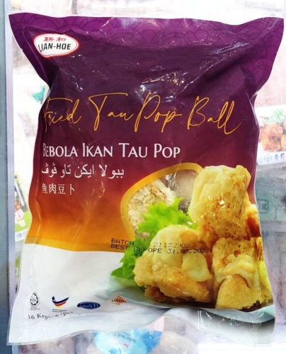 LIAN HOE Fried Tau Pop Ball 16's 联合 鱼豆卜