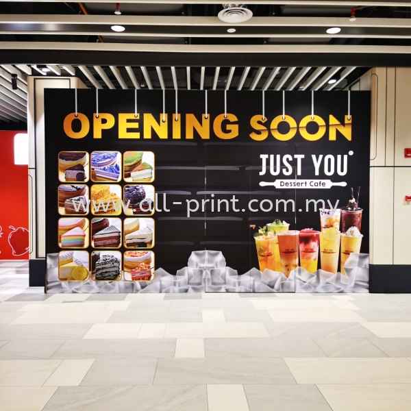 Just You Cafe Setia City Mall - Wallpaper Sticker  Wallpaper Printing Selangor, Malaysia, Kuala Lumpur (KL), Shah Alam Manufacturer, Supplier, Supply, Supplies | ALL PRINT INDUSTRIES