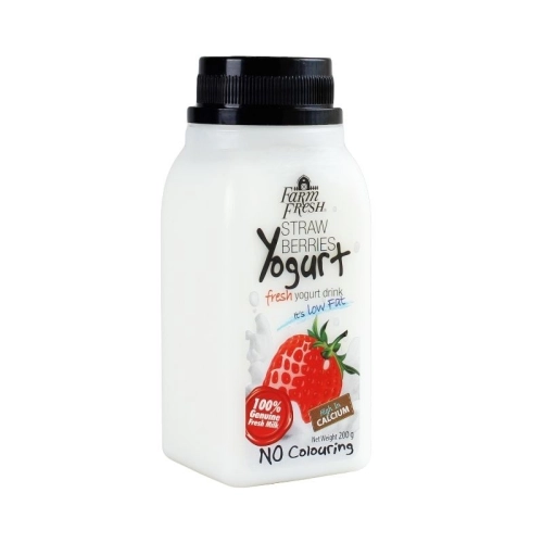 FARM FRESH STRAWBERRIES YOGURT DRINK (12 X 200ML)