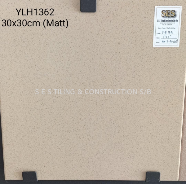 YLH1362 30x30cm (Matt) Floor Tiles Porcelain & Ceramic Tiles Melaka, Malaysia, Alor Gajah Supplier, Suppliers, Supply, Supplies | S E S TILING & CONSTRUCTION SDN. BHD.