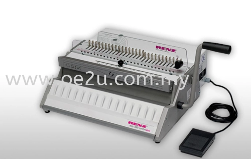 RENZ ECO 360 Comfortplus 2:1 Pitch Electric Wire-O Binding Machine (Made in Germany) 