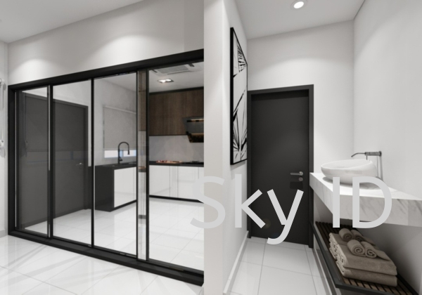 Bathroom Bathroom Interior Design Penang, Bayan Lepas, Malaysia Renovation Contractors, Space Design Planning  | SKY ID & CONSTRUCTION