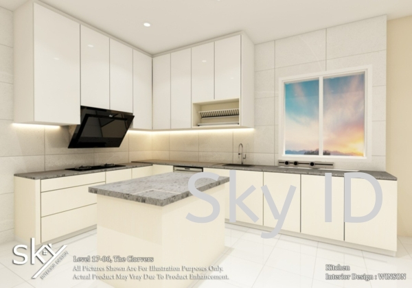 Kitchen Design Kitchen Penang, Bayan Lepas, Malaysia Renovation Contractors, Space Design Planning  | SKY ID & CONSTRUCTION